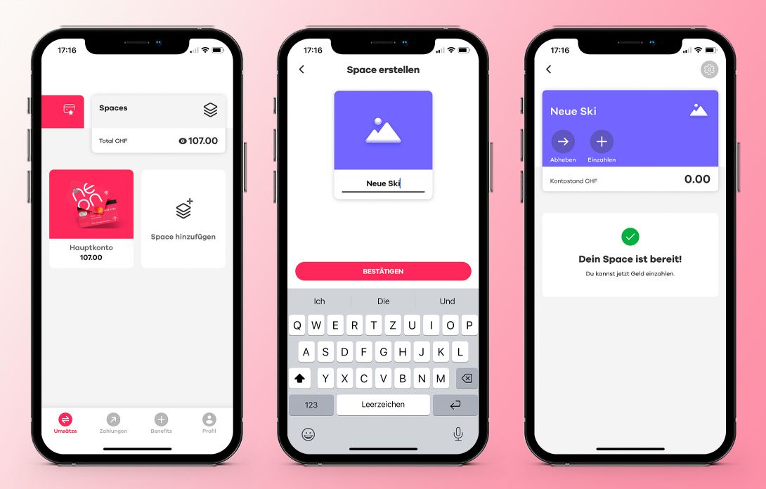 Neue Spaces sind schnell eingerichtet