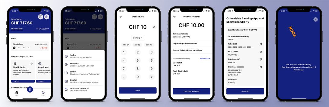 In wenigen Schritten zu Bitcoin